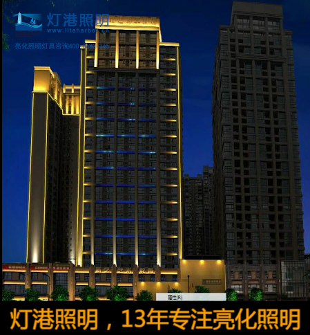 福建戶(hù)外大功率防水小區(qū)外牆橋梁戶(hù)外防水led線(xiàn )條燈led洗牆燈led投光燈led路燈夜景效果-燈港照明